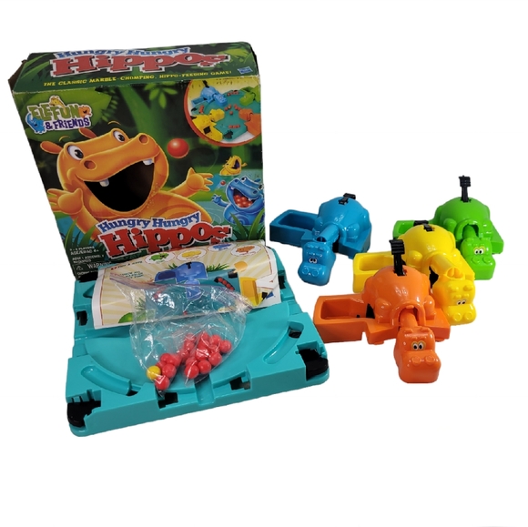 Hungry Hungry Hippos Game - Hasbro  Complete Game 2012 - Picture 1 of 5